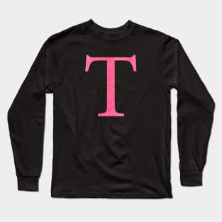 Pink T Long Sleeve T-Shirt